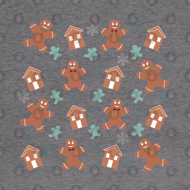 Gingerbread cookies Christmas pattern by GULSENGUNEL